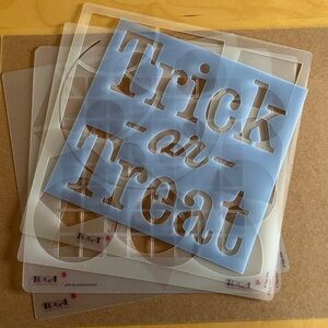 Set of 5 Stencils ~ Toga 12 x 12 scrapbooking collage art crafts